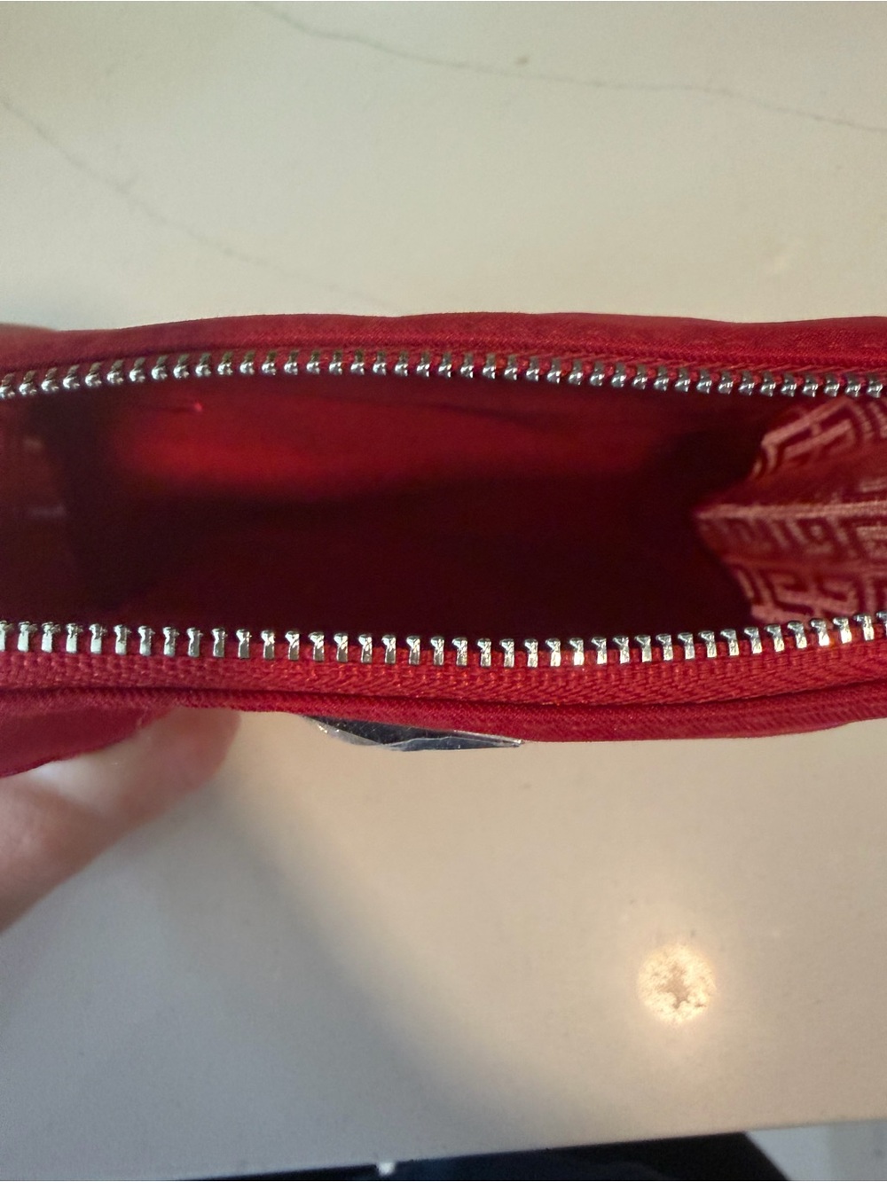 Givenchy Red Logo Cosmetic Pouch - Picture 2 of 5